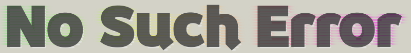 No Such Error logo